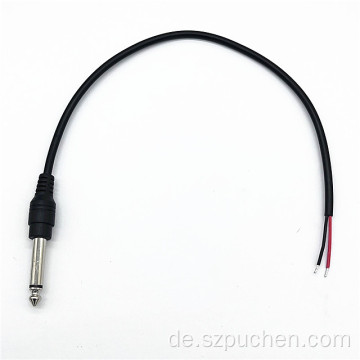 6.35 mm männlicher Stecker -Netzteil -Audiokabel -Verlängerungskabel